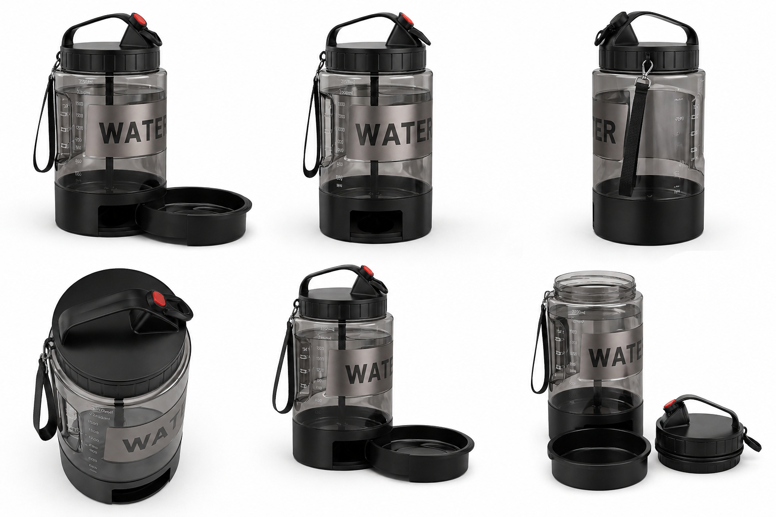 Portable Dog Water Bottle (2.2L)