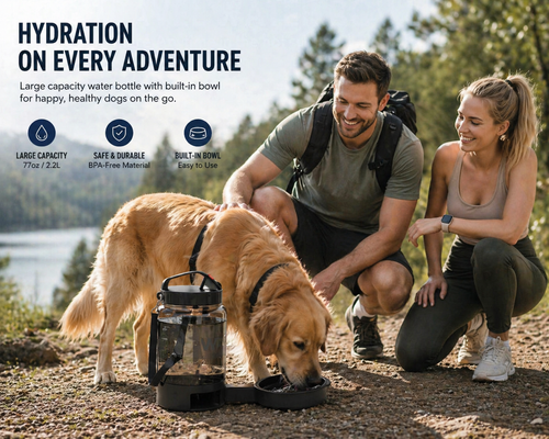 Portable Dog Water Bottle (2.2L)