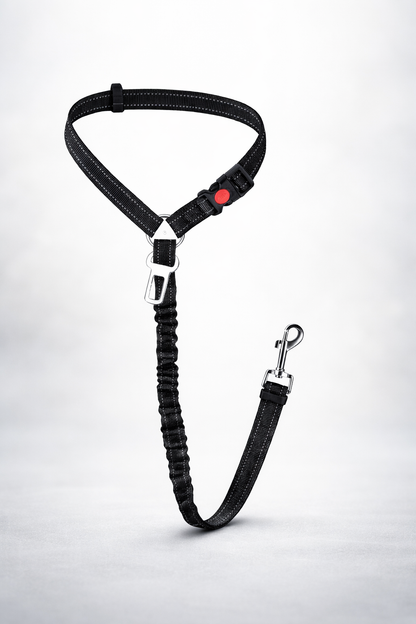 Dog Car Harness Seat Belt – Elastic Travel Restraint